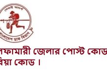 নীলফামারী জেলার পোস্ট কোড ও এরিয়া কোড